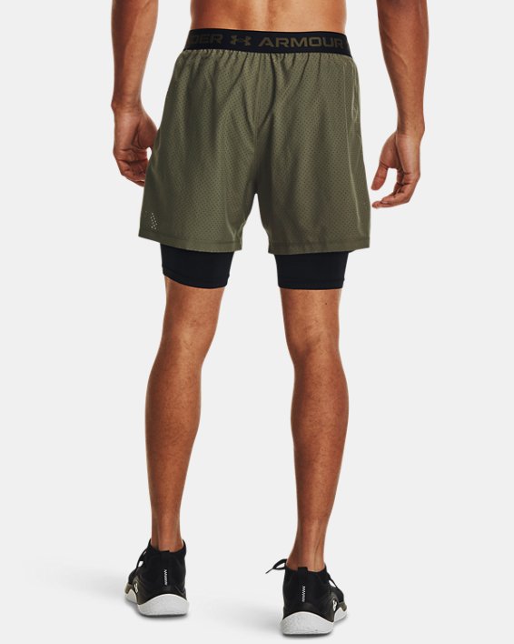 Men's UA Vanish Woven 2-in-1 Vent Shorts, Green, pdpMainDesktop image number 1